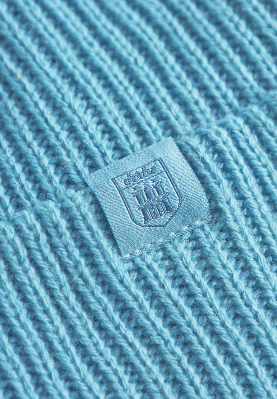 Derbe Mütze Bonniette Türkis Hellblau