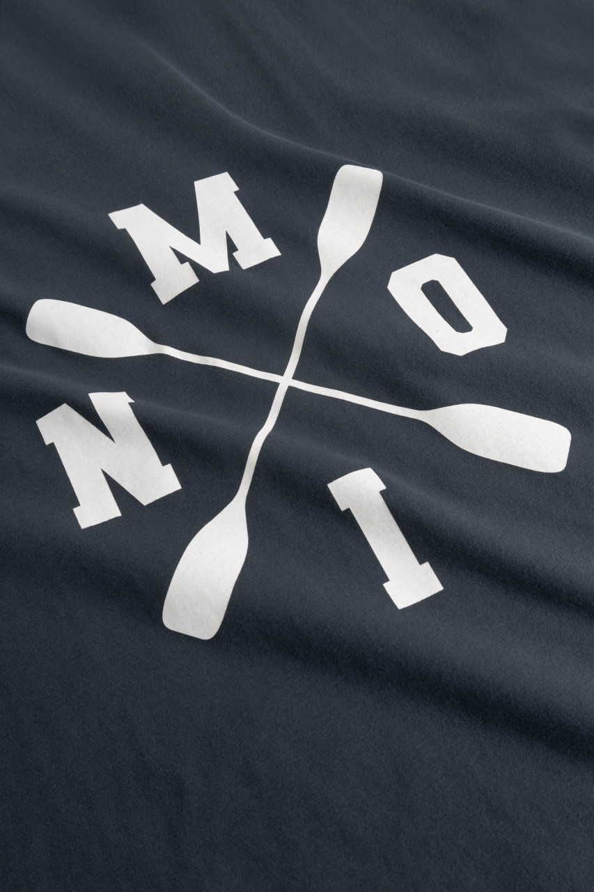 Derbe T-Shirt Moin X Herren Blau GOTS Organic