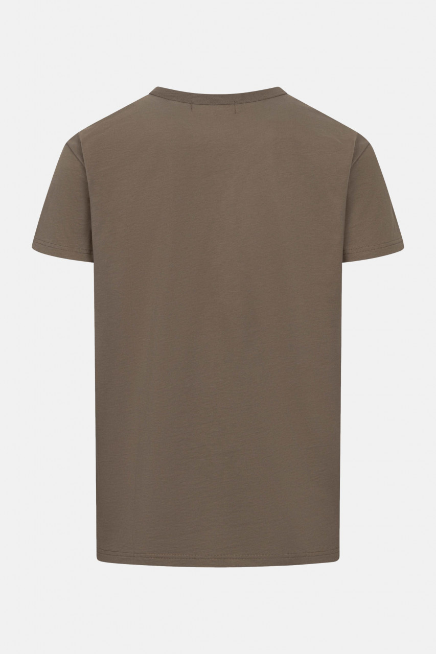 Derbe T-Shirt Pöbeln Herren Braun GOTS Organic