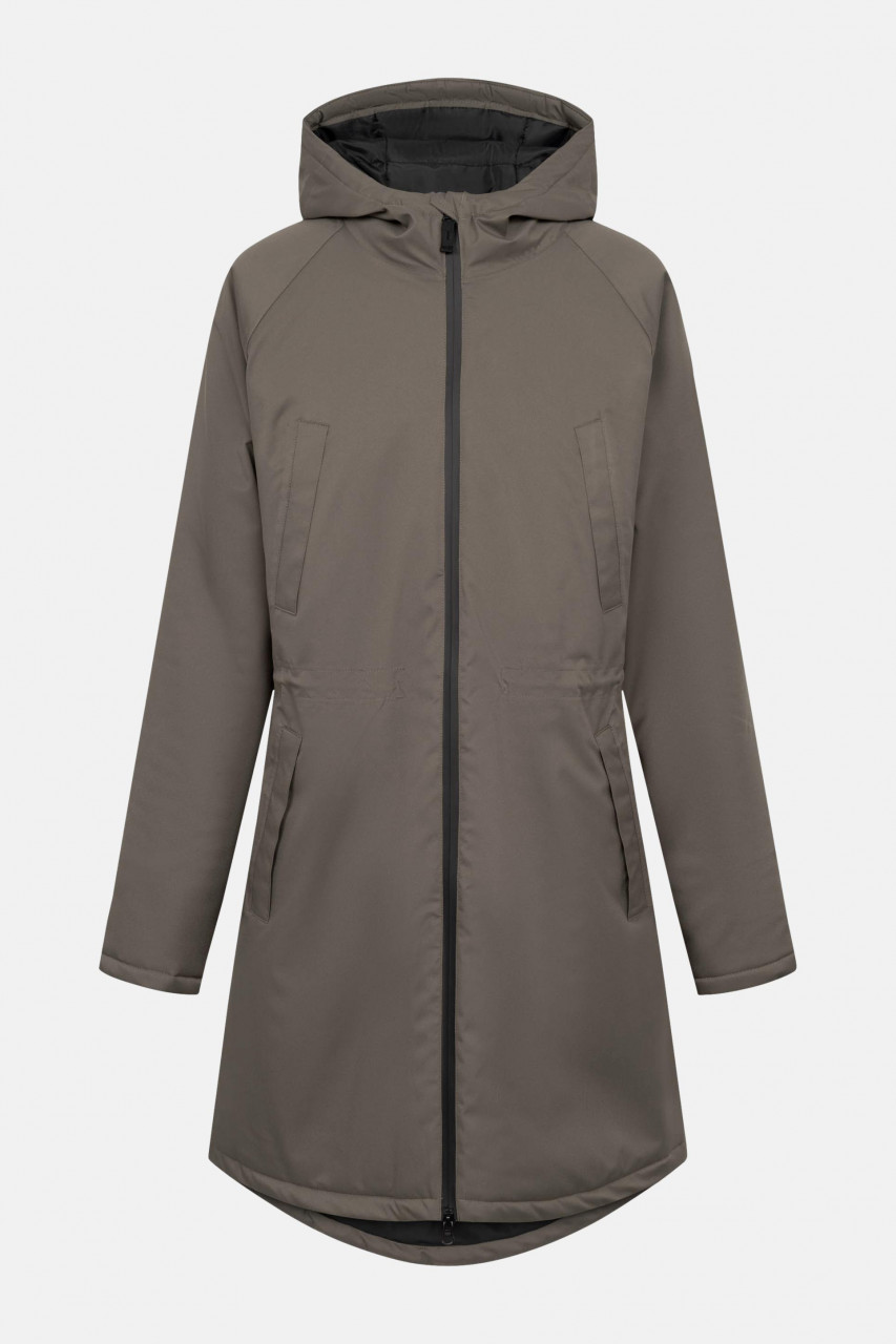 Derbe Winterjacke Deutholm Damen Braun Warm Gefüttert