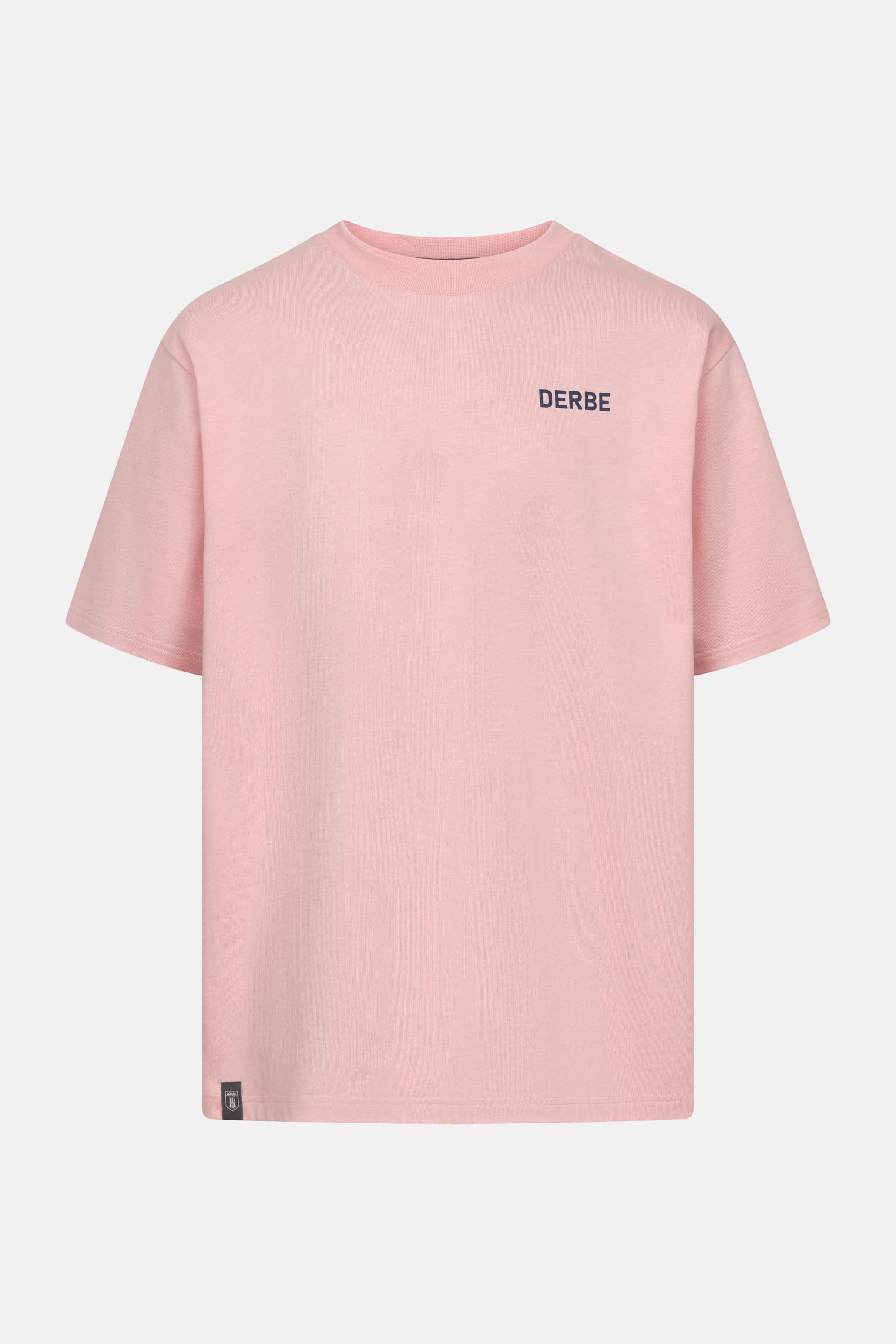 Derbe Rosa Derbe T-Shirt Moin Franz Herren Rosa GOTS Organic | Derbe Hamburg Shop