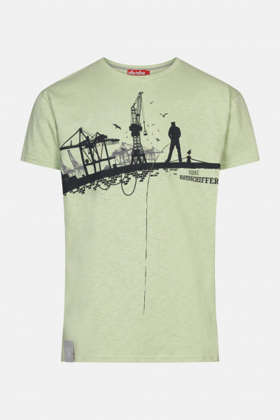 Derbe Hafenschiffer Herren T-Shirt Hellgrün Laurel Green Derbe Hafenschiffer Herren T-Shirt Hellgrün Laurel Green