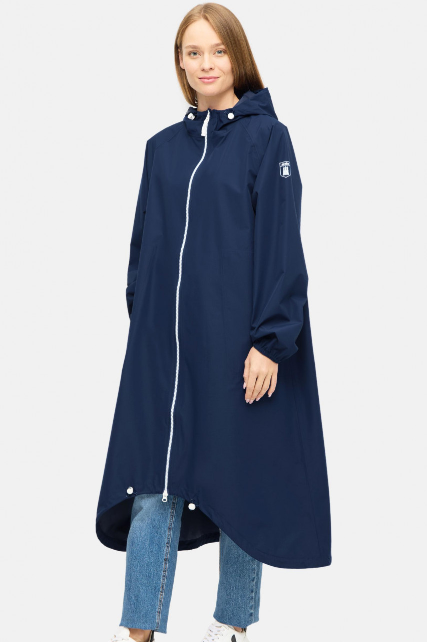 Derbe Regenjacke Damen Kapby Blau