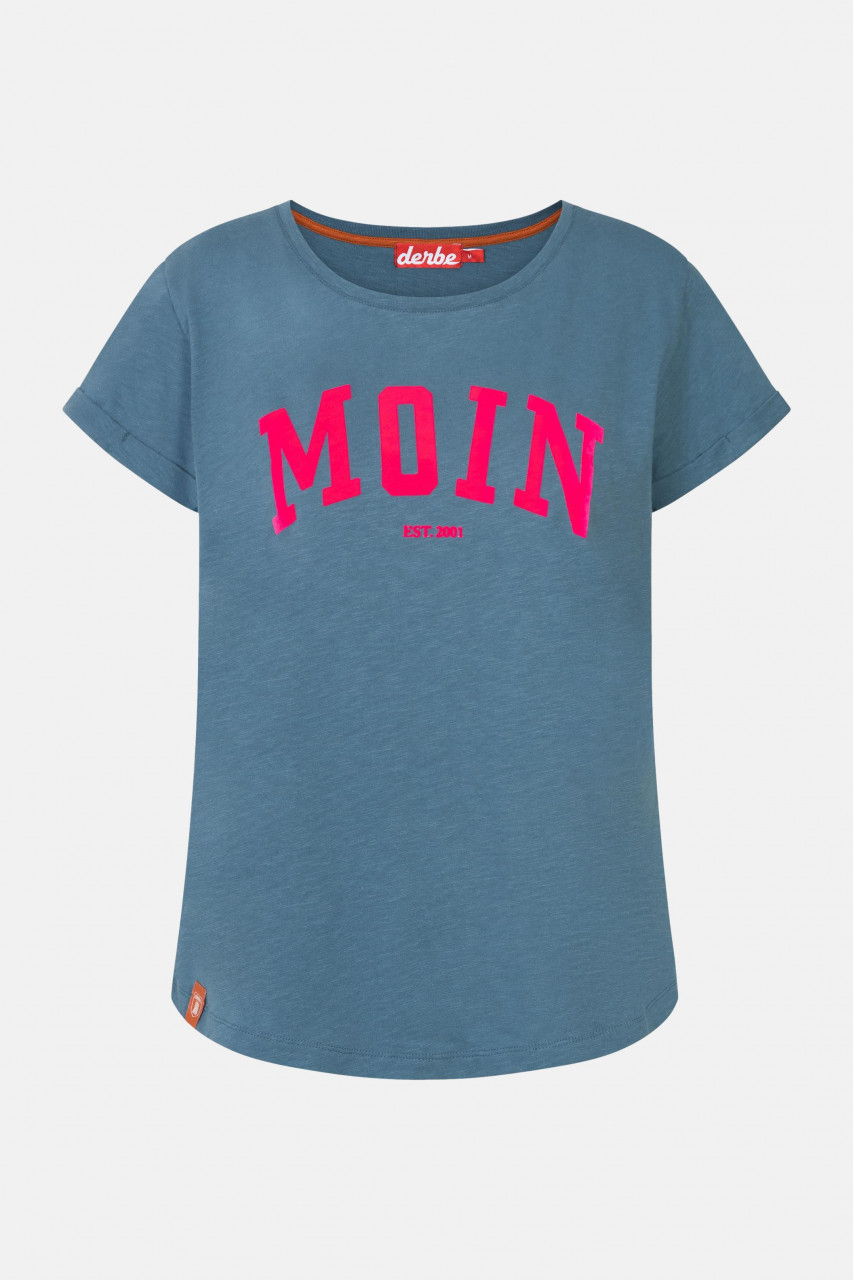 Derbe Moin Damen T-Shirt Blau