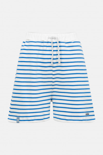 Derbe Shorts Interstriped Damen Blau