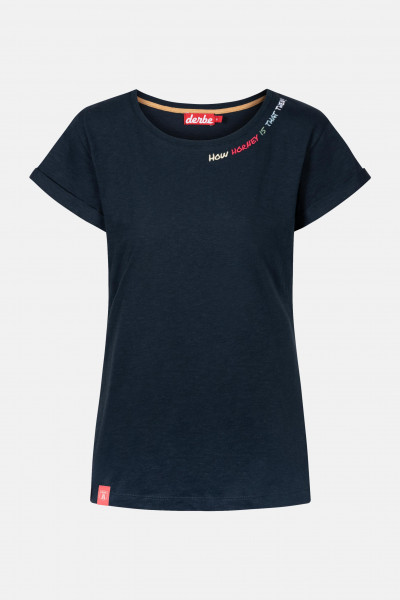 Derbe How horny is that then Damen Shirt Navy Dunkelblau