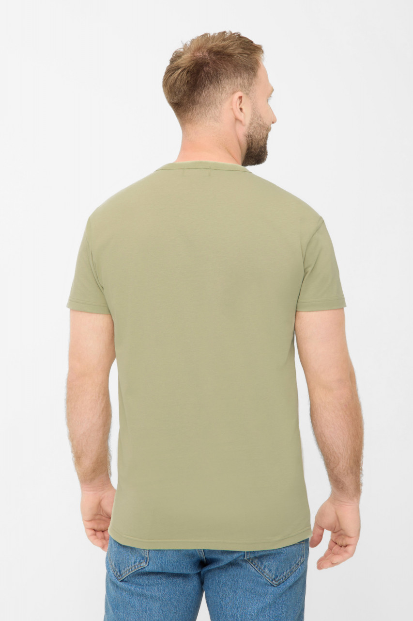 Derbe T-Shirt Klappt Herren Hellgrün GOTS Organic