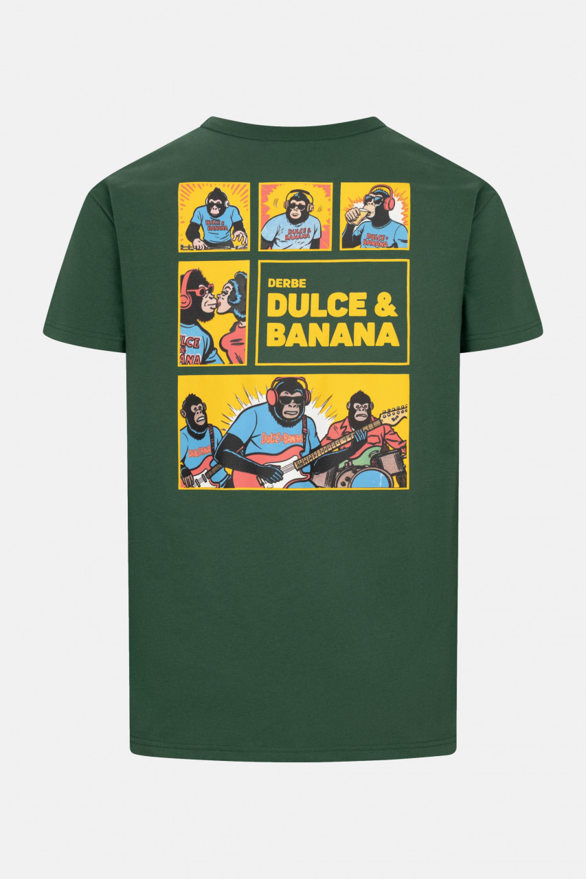 Derbe T-Shirt Dulce Herren Grün GOTS Organic