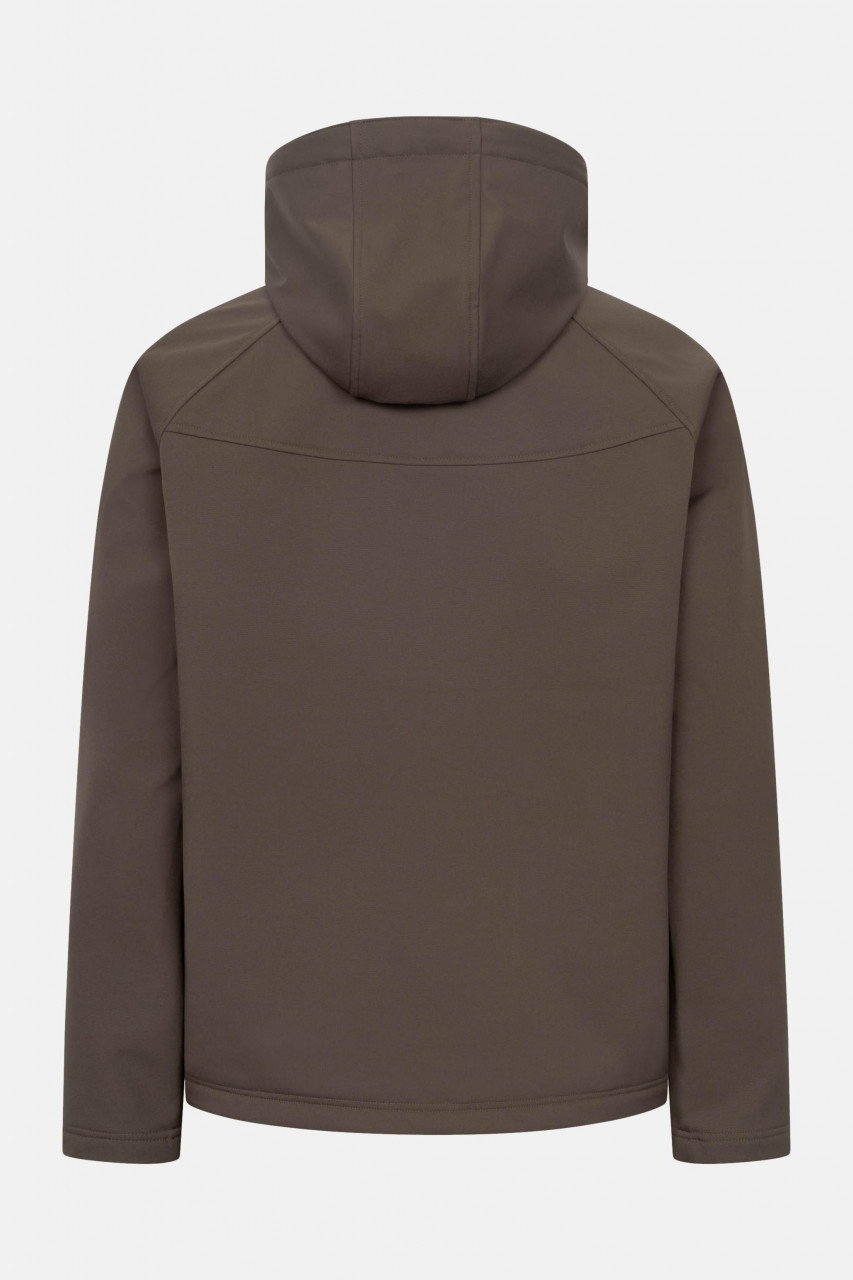 Derbe Übergangsjacke Isleby Herren Braun Orange Softshell