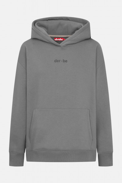 Derbe Hoodie Derbe Bedeutung Damen Grau Kapuzenpullover