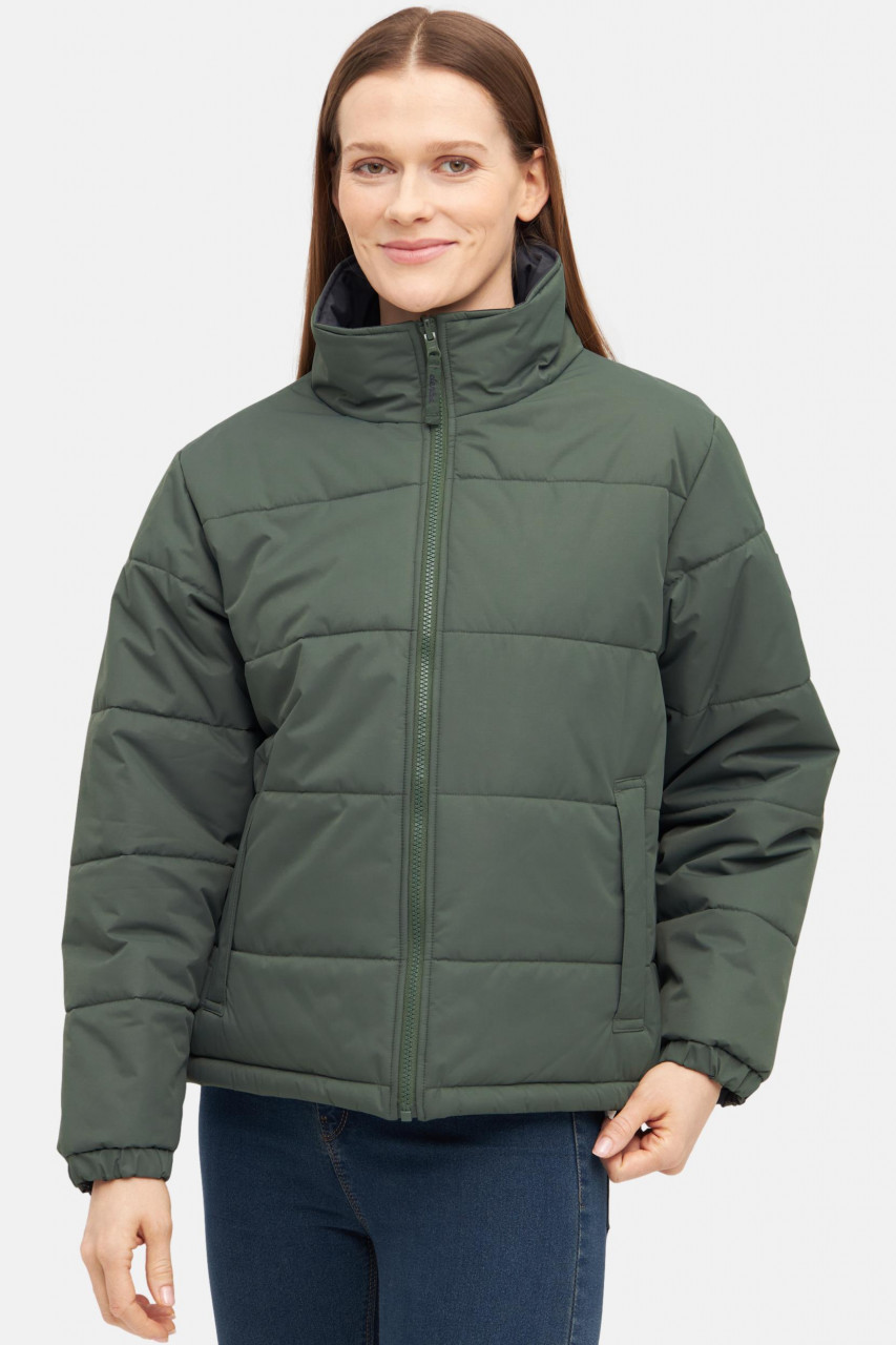 Derbe Winterjacke Bigholm Short Damen Oliv Grün