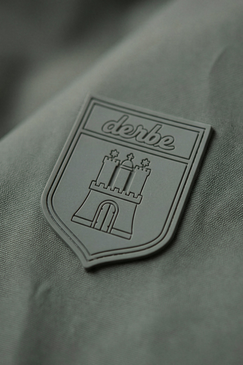 Derbe Übergangsjacke Blousholm Pinstripe Herren Oliv Grün