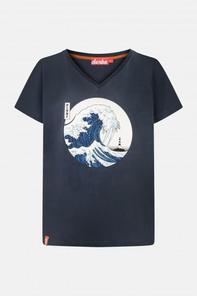 Derbe Wellenross Damen T-Shirt Dunkelblau Derbe Wellenross Damen T-Shirt Dunkelblau