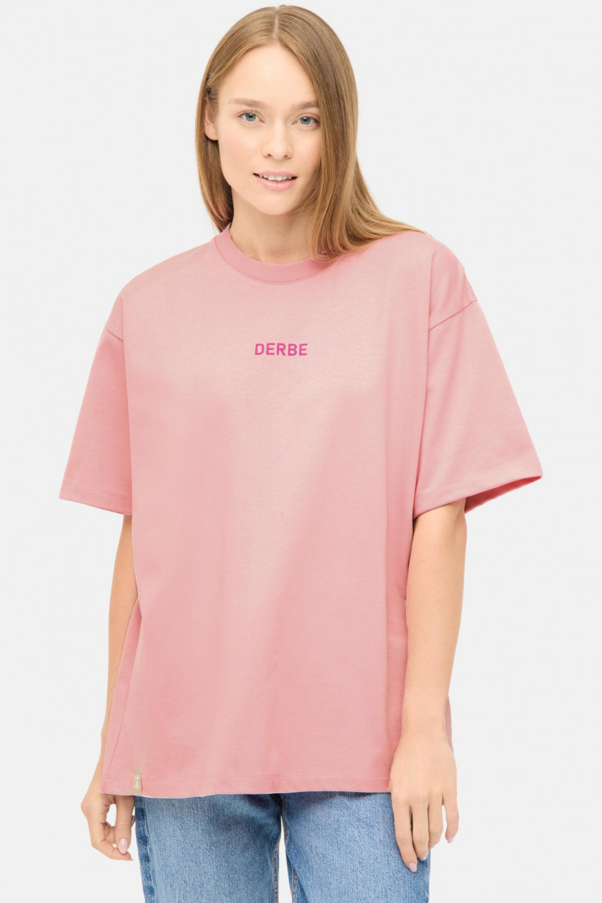 Derbe T-Shirt D+ Damen Rosa GOTS Organic