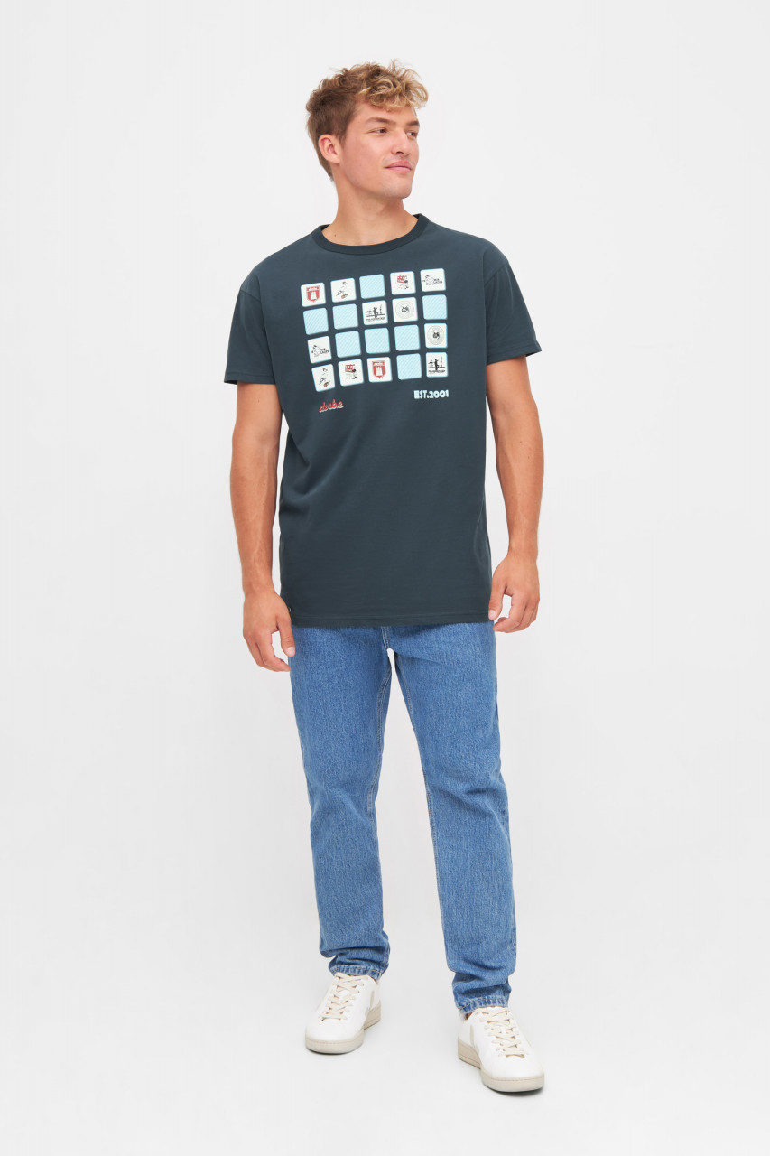 Derbe T-Shirt Erinnerung Herren Blau