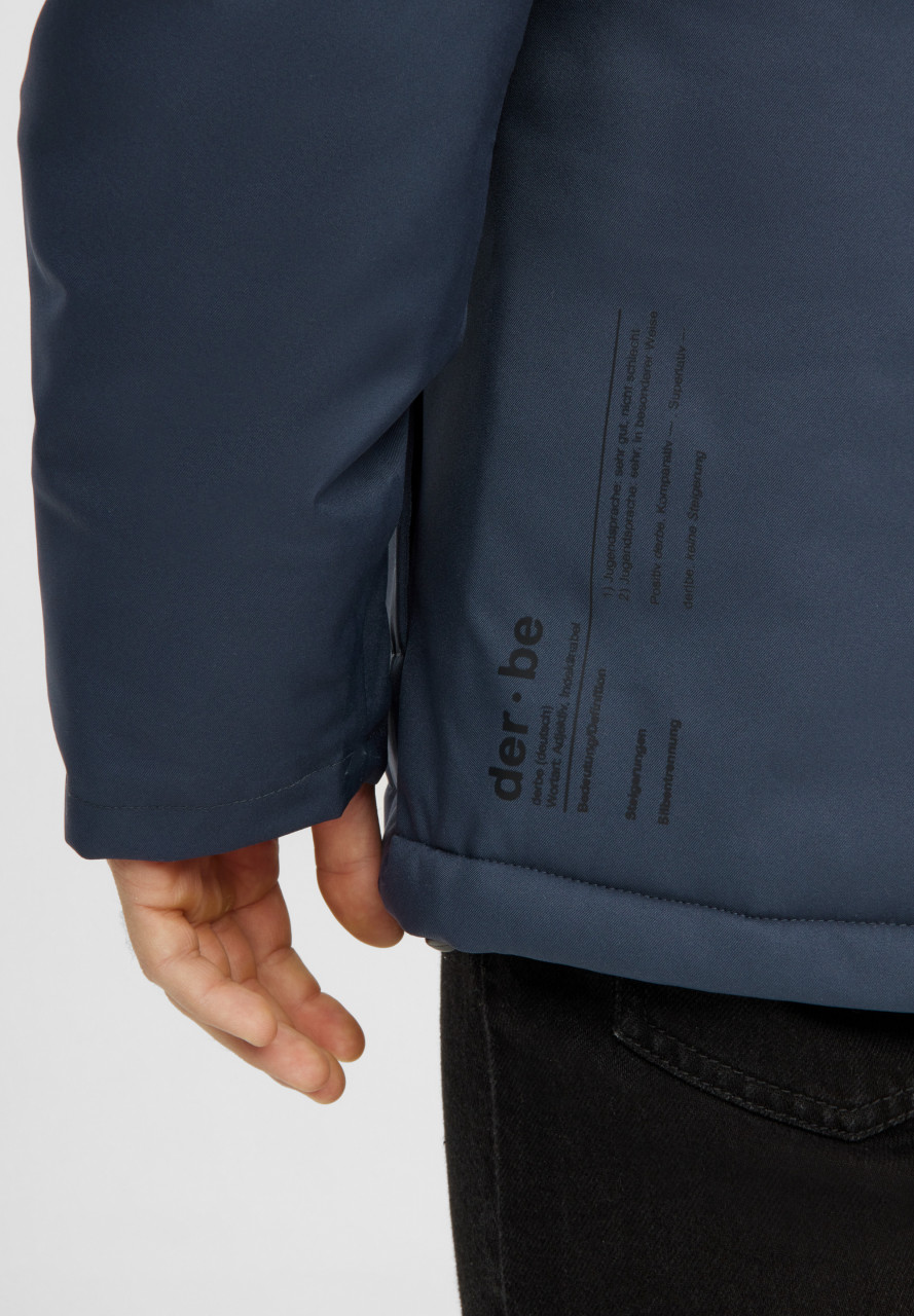 Derbe Winterjacke Deutholm Herren Dunkelblau Warm Gefüttert