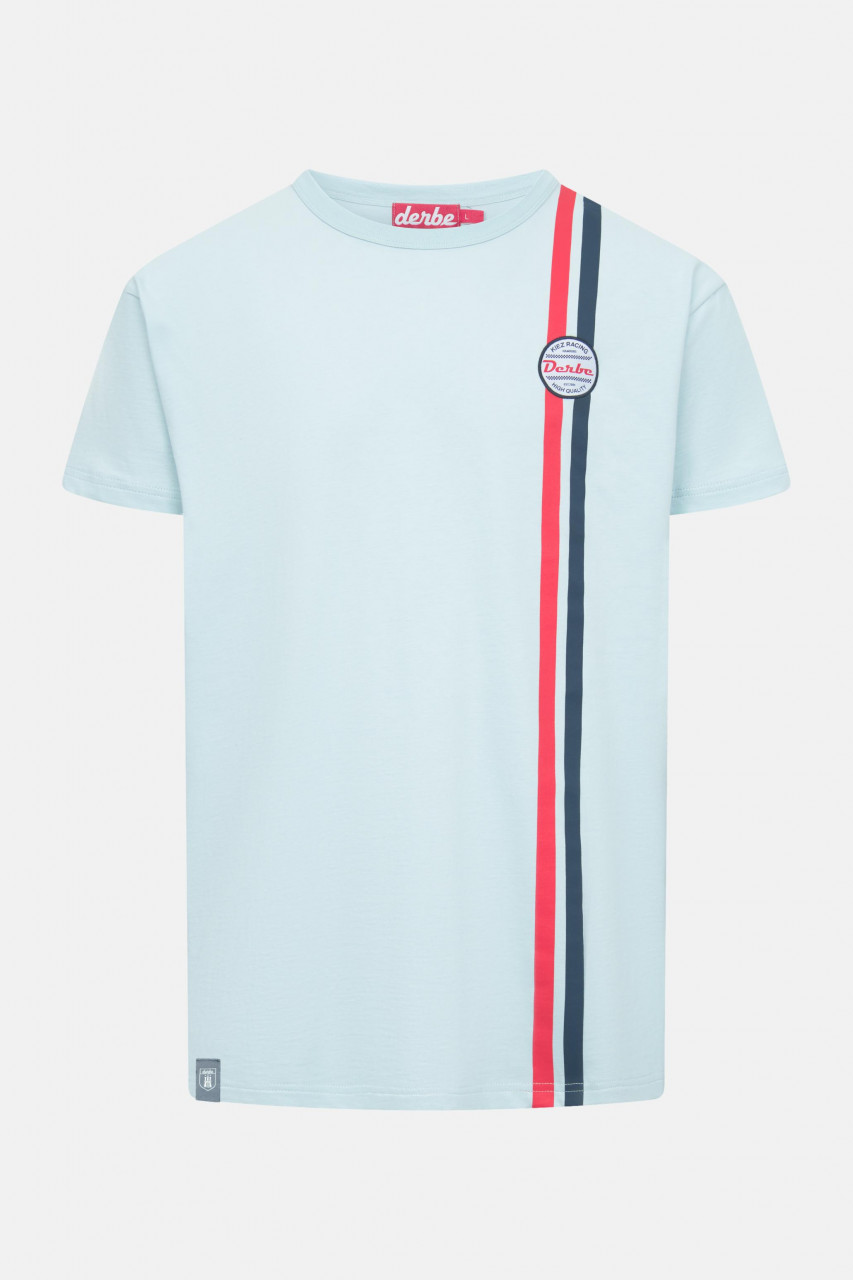 Derbe T-Shirt Kiez Racing Herren Hellblau