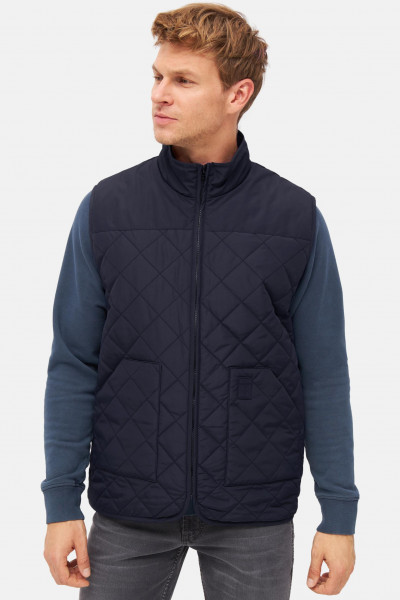 Derbe Quiltby Navy Herren Steppweste Blau Übergangsjacke