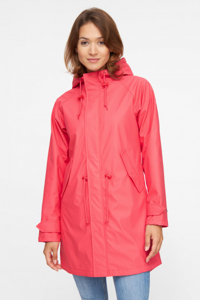 Derbe Traveby Friese Fisher Paradise Pink Damen Regenmantel Nachhaltig Derbe Traveby Friese Fisher Paradise Pink Damen Regenmantel Nachhaltig