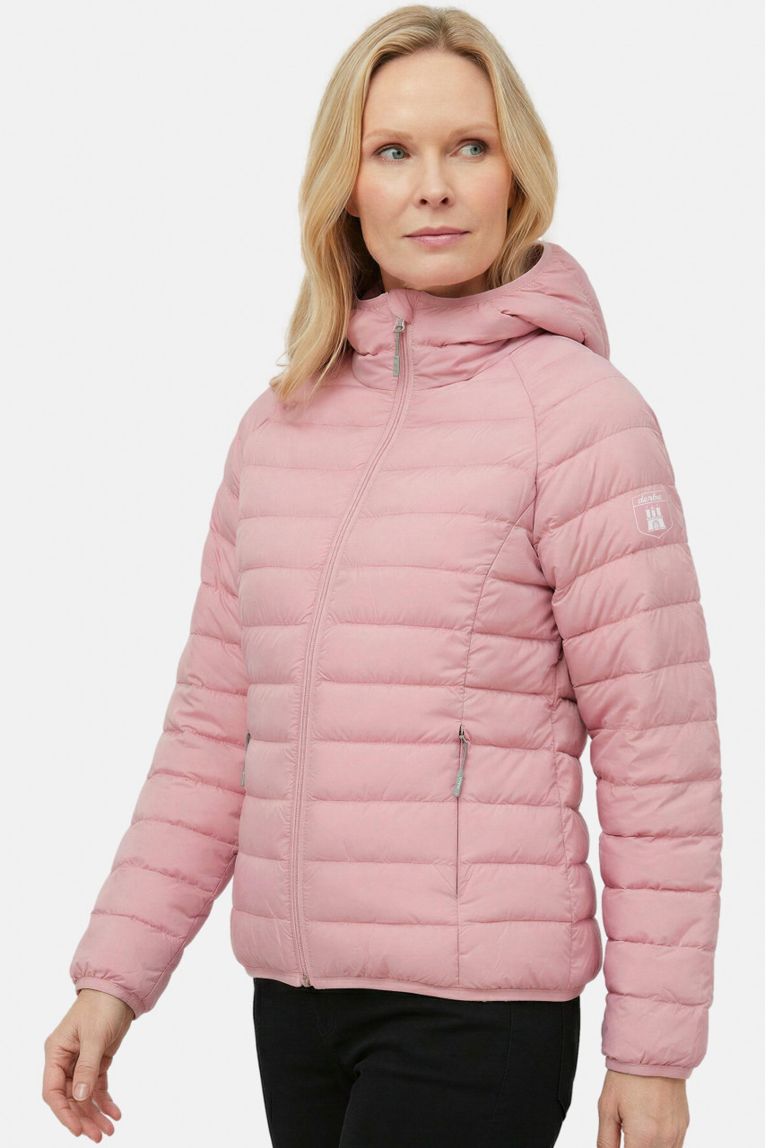 Derbe Damen Steppjacke Lightby Rosa Übergangsjacke