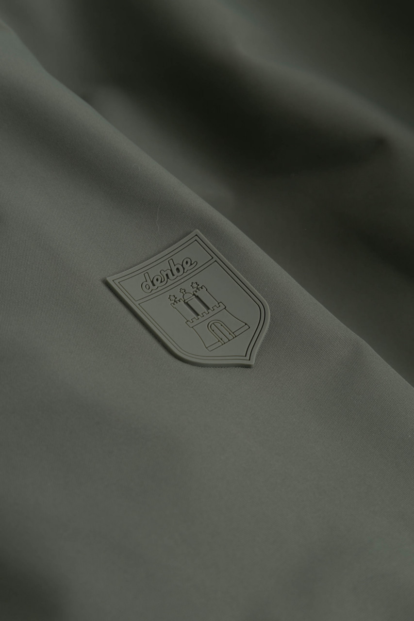Derbe Übergangsjacke Blousholm Pinstripe Herren Oliv Grün