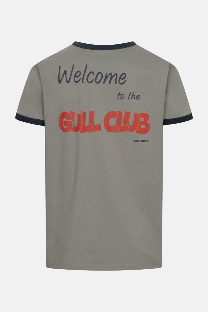 Derbe T-Shirt Gull Club Herren Grau GOTS Organic