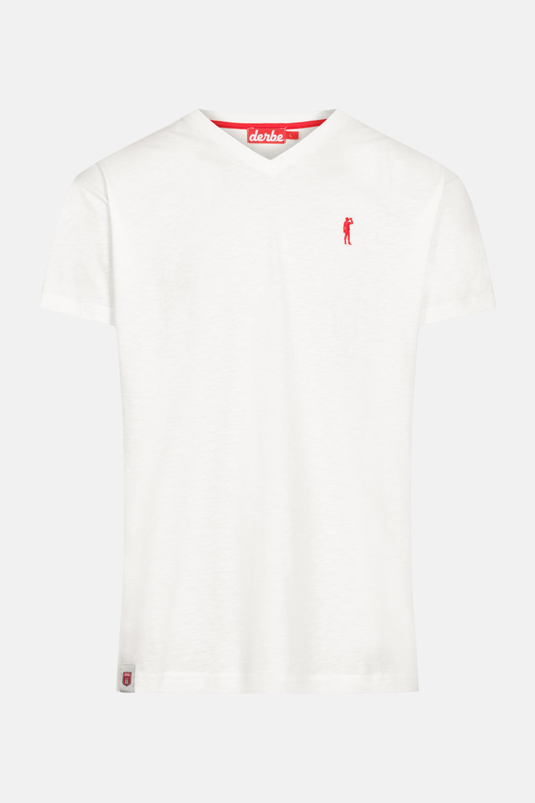 | T-Shirt Herren Basic Weiß Kippes