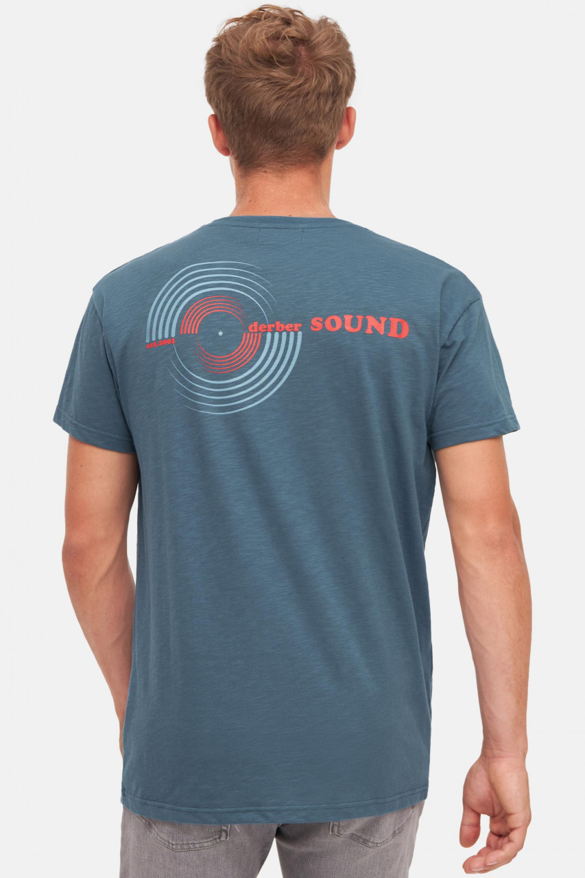 Derbe T-Shirt Derber Sound Herren Blau