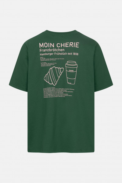 Derbe T-Shirt Moin Franz Grün GOTS Organic