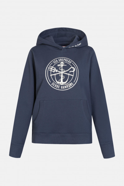 Derbe Zope Sea Shepherd Gots Organic Damen Pullover Navy Dunkelblau