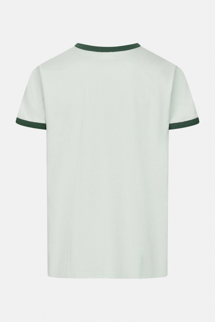 Derbe T-Shirt Great Corner Herren Hellgrün Türkis GOTS Organic