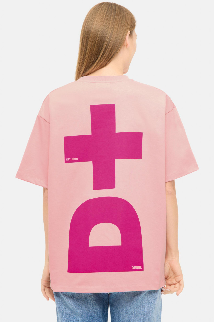 Derbe T-Shirt D+ Damen Rosa GOTS Organic