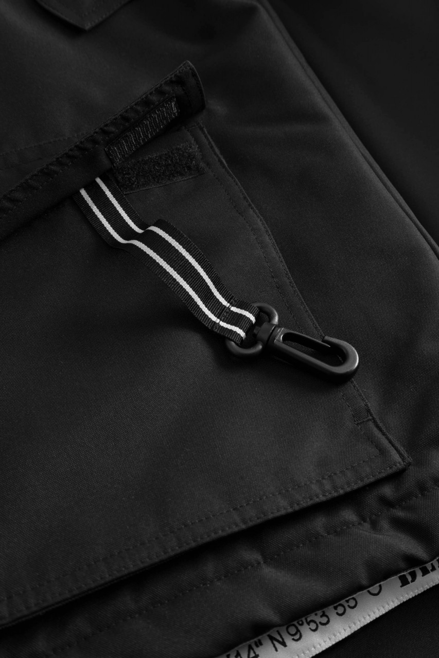 HSV x Derbe Winterjacke Fanholm Herren Schwarz Fan Funktion