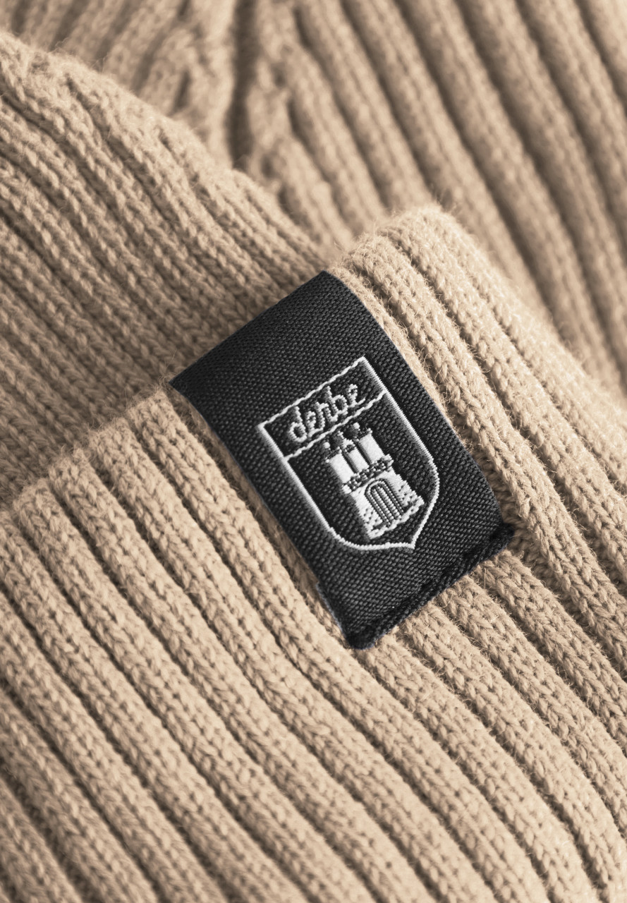 Derbe Docker Mütze Matrosen Docker Beige GOTS Organic