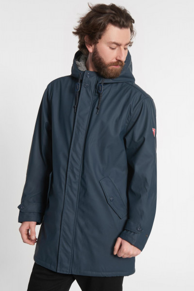 Derbe Trekholm Herren Regenjacke Blau Gefüttert Derbe Trekholm Herren Regenjacke Blau Gefüttert