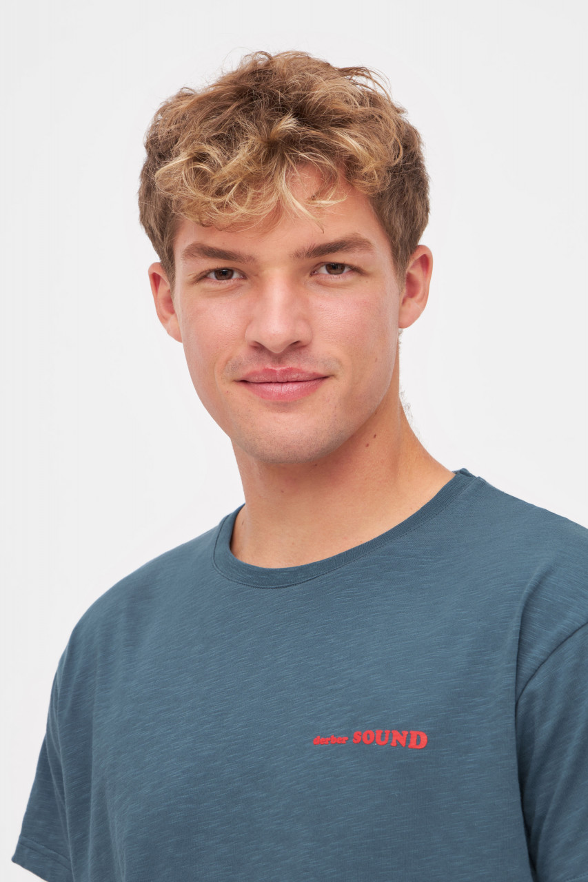 Derbe T-Shirt Derber Sound Herren Blau