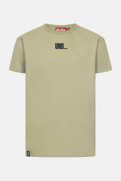 Derbe T-Shirt Und Tschüss Herren Hellgrün Oliv GOTS Organic