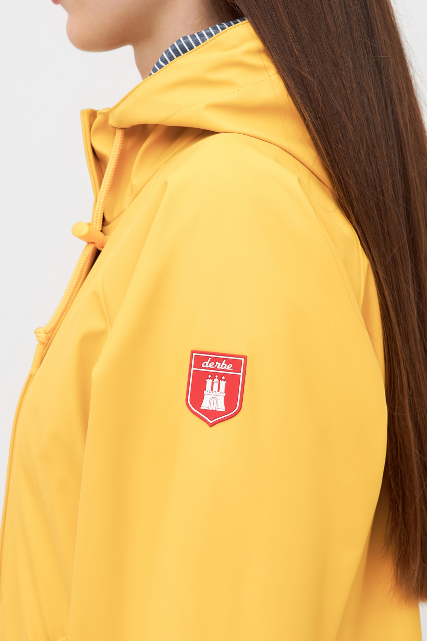 Derbe Traveby Friese Fisher Gelb Damen Friesennerz Nachhaltig