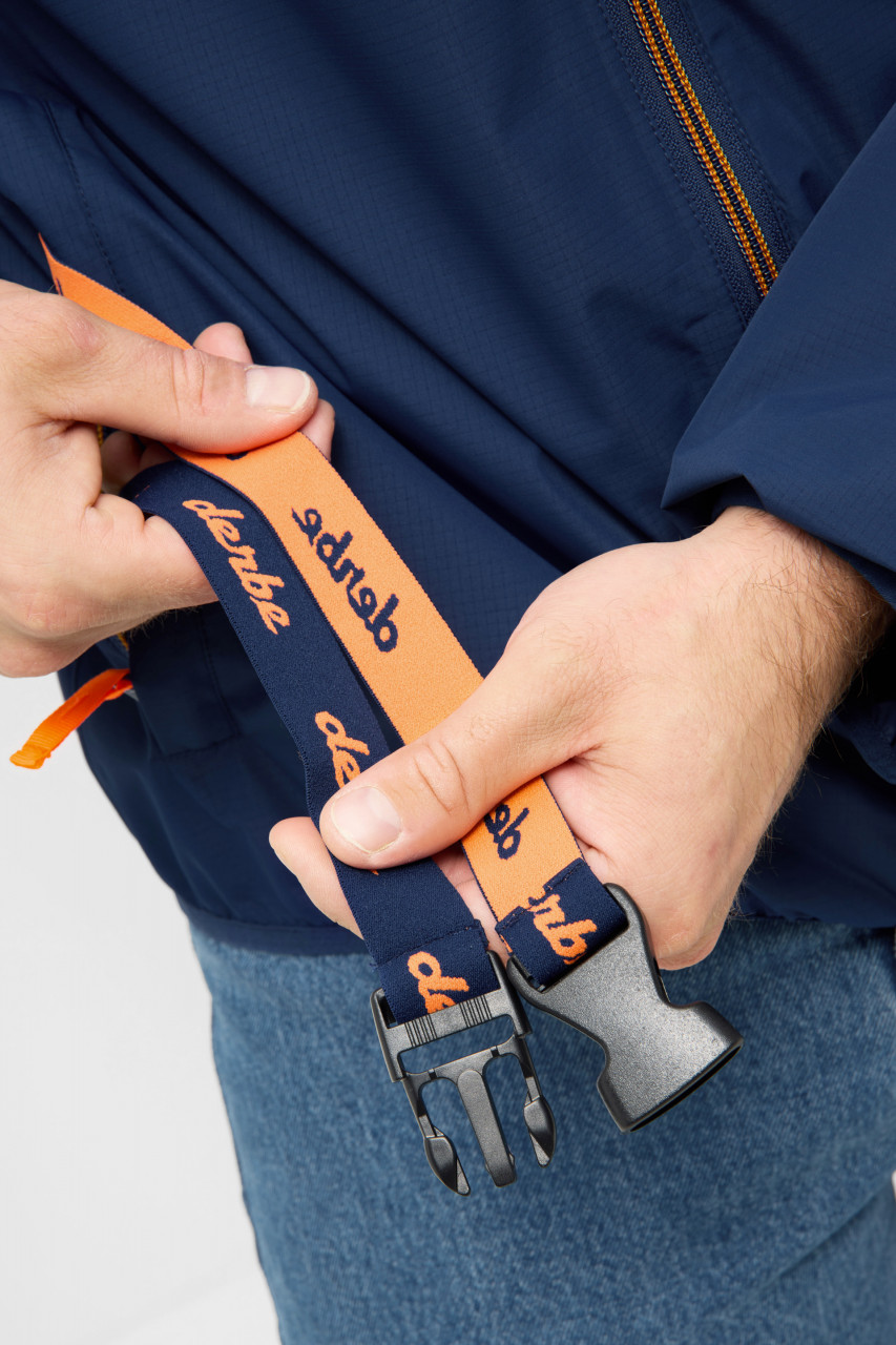 Derbe Übergangsjacke Packby Herren Blau Wasserdicht