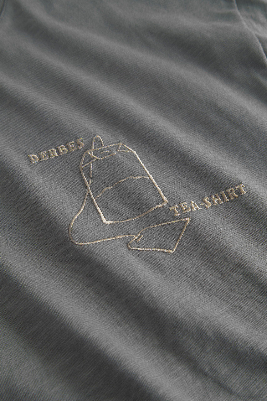 Derbe T-Shirt Tea Herren Grau