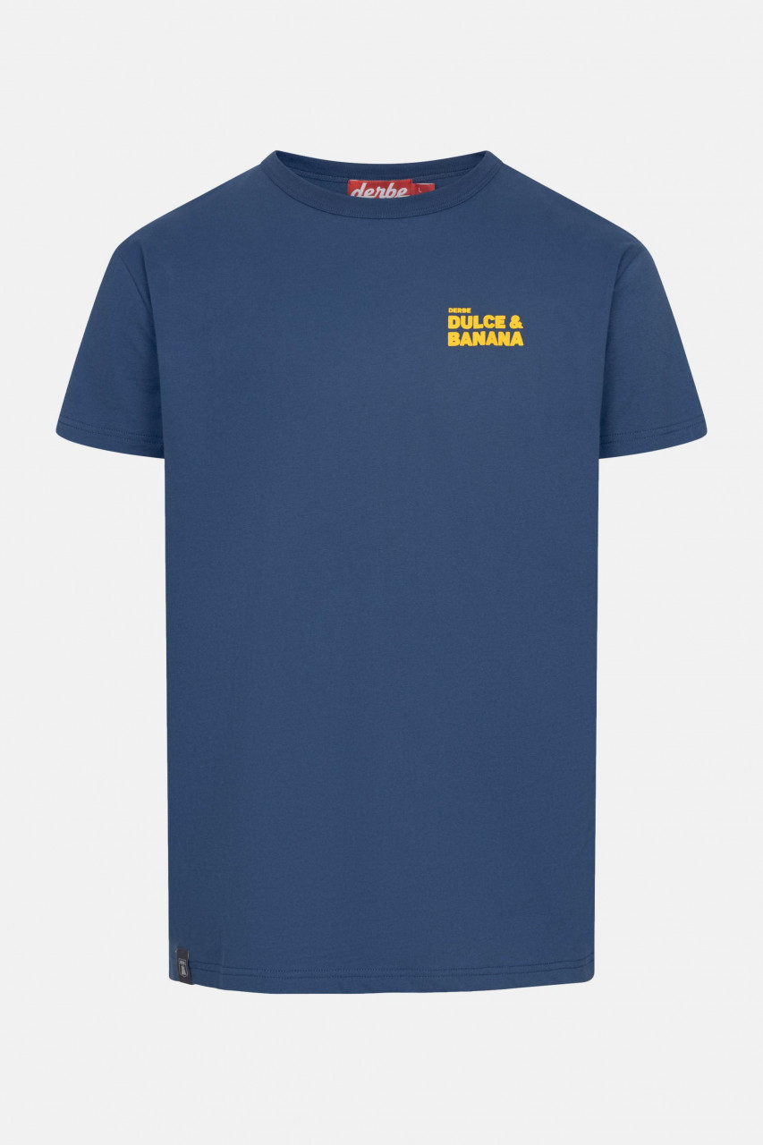 Derbe T-Shirt Dulce Herren Blau GOTS Organic