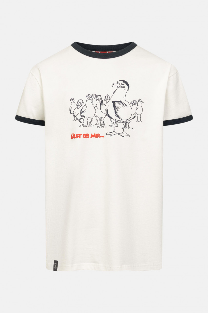 Derbe T-Shirt Gull Club Herren Weiß GOTS Organic