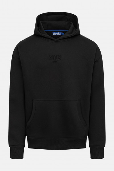 Derbe x HSV Moin Hoodie Herren Schwarz Fanartikel GOTS