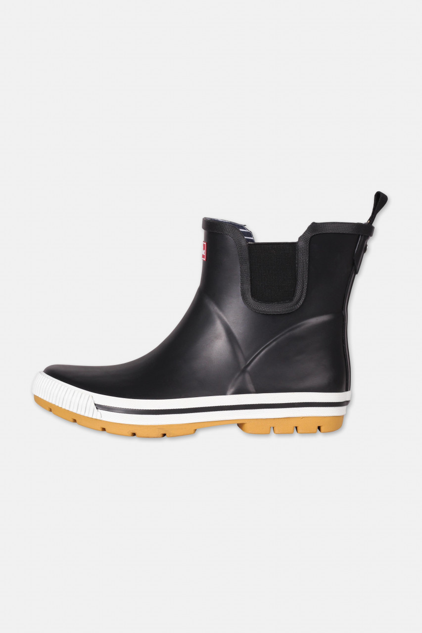 Derbe Wattpuuschen Eco Schwarz Gummistiefel Halbschuhe Nachhaltig