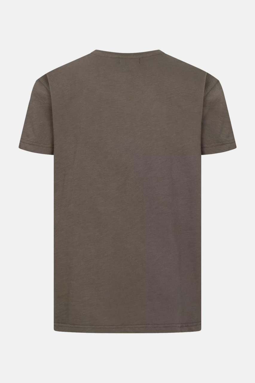 Derbe T-Shirt Plattensound Herren Braun GOTS Organic