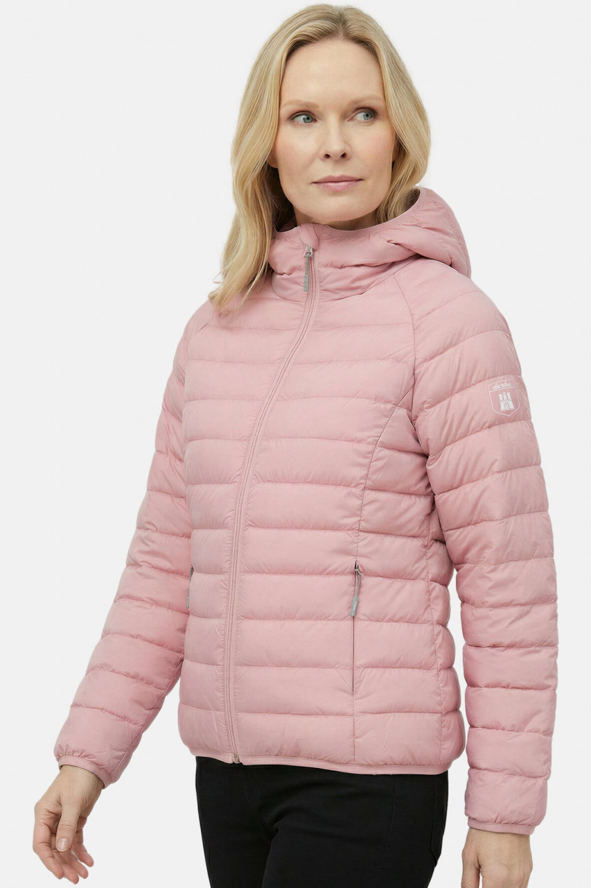 Derbe Damen Steppjacke Lightby Rosa Übergangsjacke