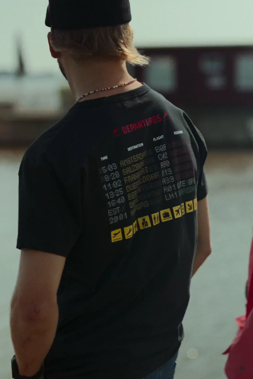 Derbe T-Shirt Derbe Air Herren Schwarz