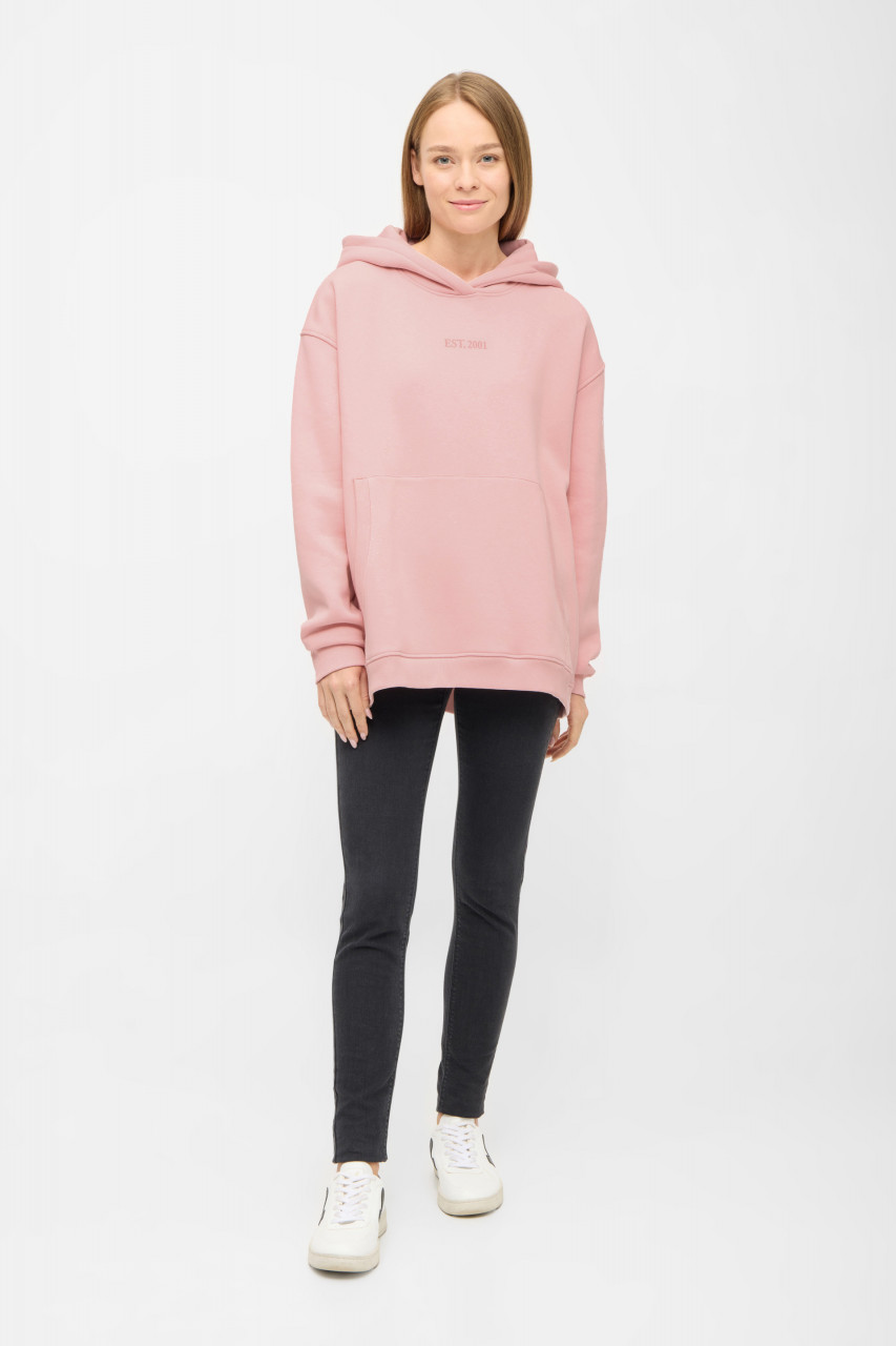 Derbe Hoodie Moin X Damen Rosa Kapuzenpullover