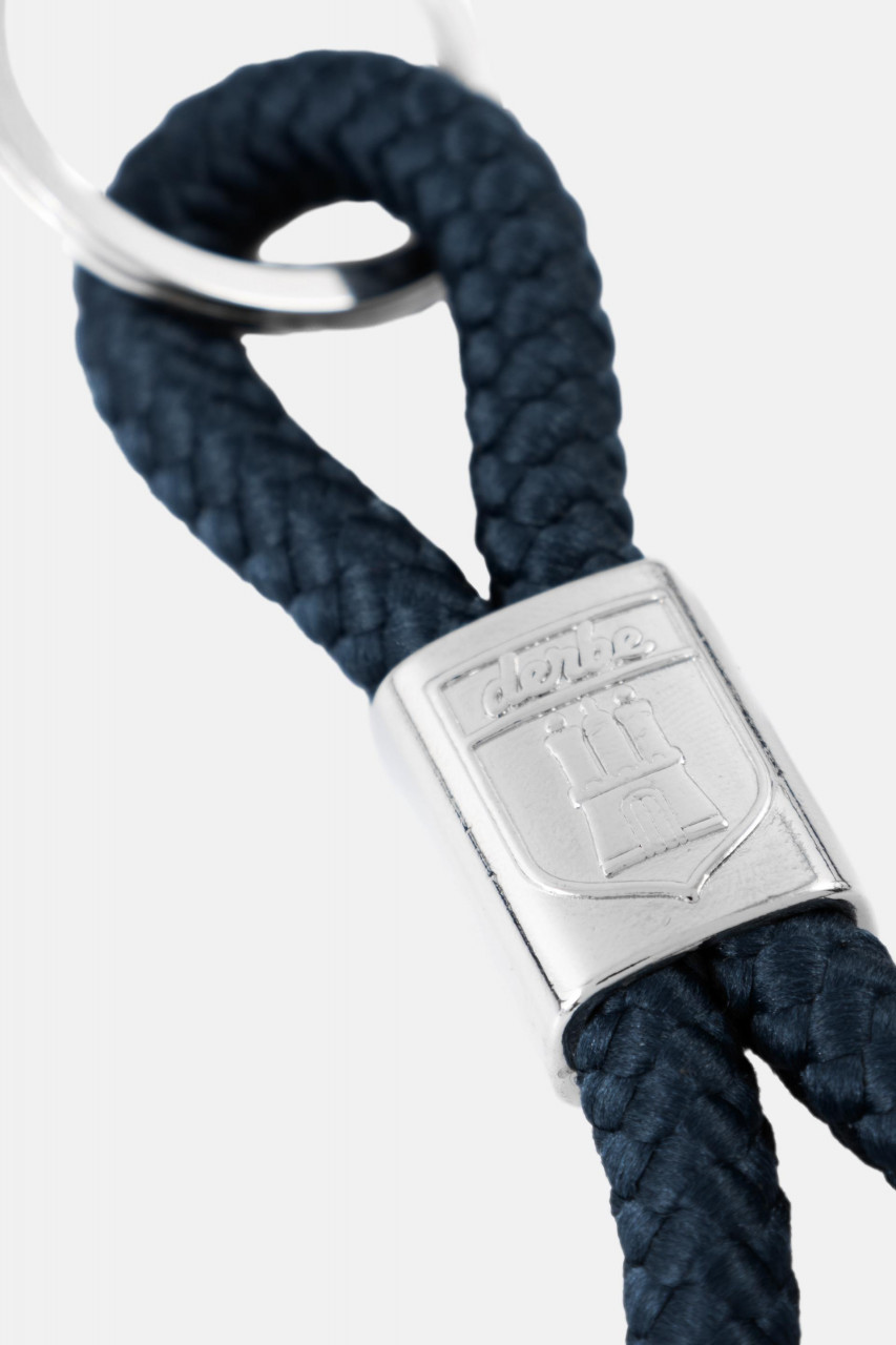 Derbe Schlüsselanhänger Keychain Dunkelblau Moin