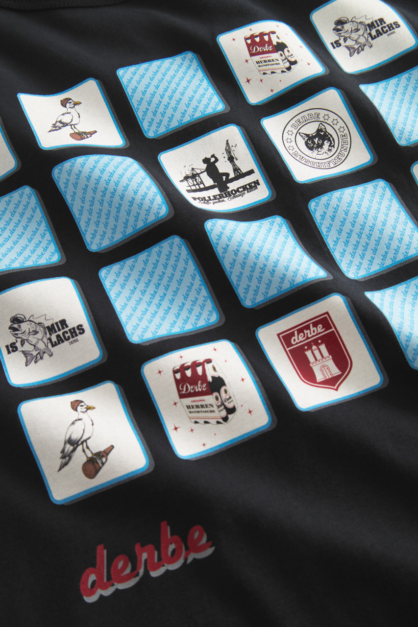 Derbe T-Shirt Erinnerung Herren Schwarz